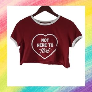 Boxercraft Red Crop Tee